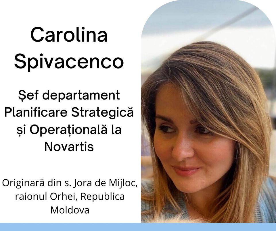 Carolina Spivacenco: Lecții de viață într-o companie farmaceutică internațională